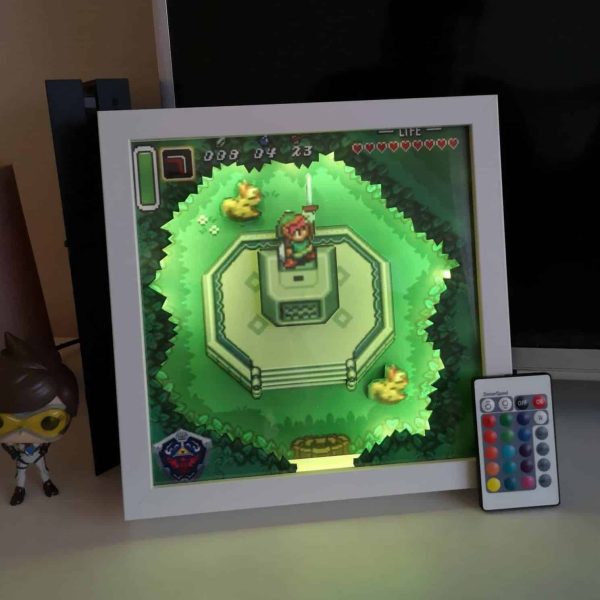 Legend Of Zelda LED Shadow Box