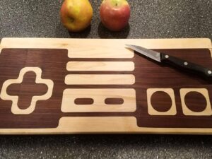 Nintendo Controller Cutting Board