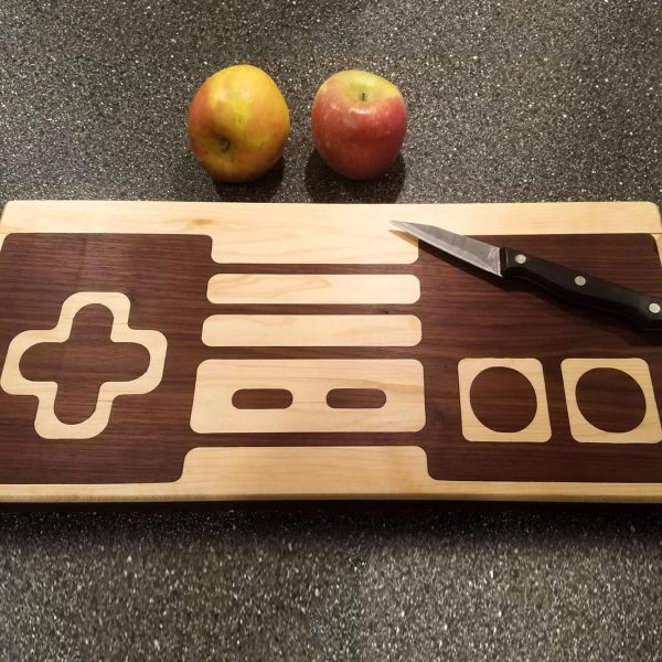 Nintendo Controller Cutting Board