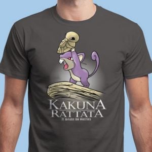 Pokemon Kakuna Rattata T-Shirt