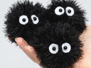 Studio Ghibli Soot Sprite Keyring