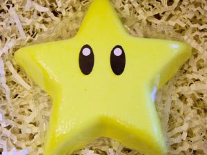 Super Mario Star Bath Bomb