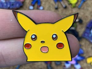 Surprised Pikachu Pin