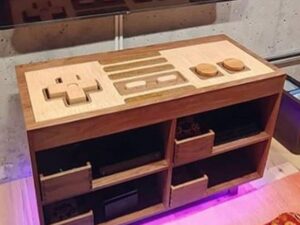 Functional NES Controller Coffee Table