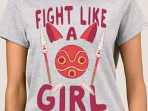 Princess Mononoke Fight Like A Girl T-Shirt