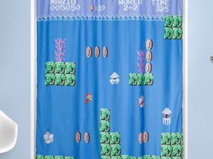 Super Mario Shower Curtain