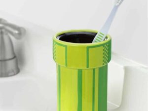 Warp Pipe Toothbrush Holder