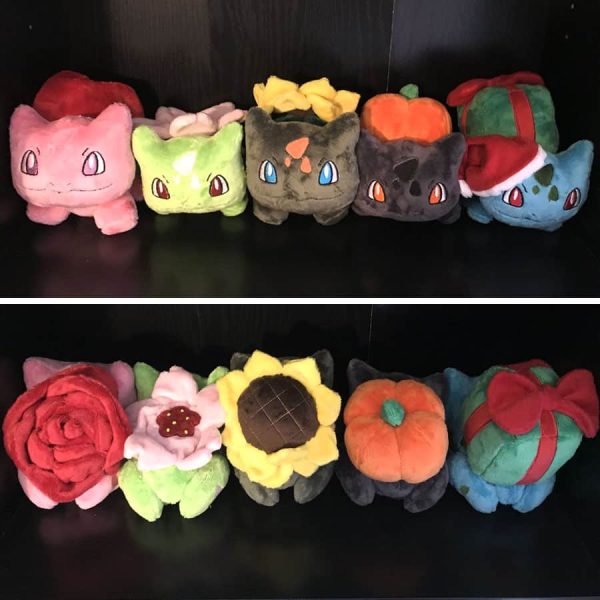 Pokemon Seasonal Bulbasaur Plushies