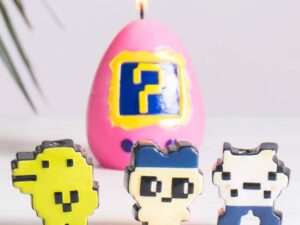 Hatching Virtual Pet Candle