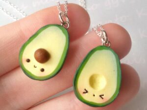 Kawaii Avocado Friendship Necklace