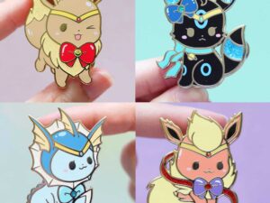 Sailor Moon X Eeveelution Pins