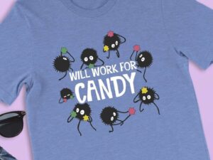 Will Work For Candy Soot Sprite T-Shirt
