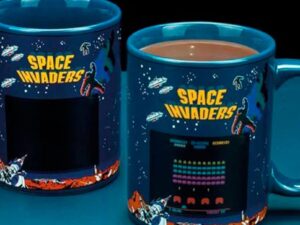 Heat Reactive Space Invaders Mug