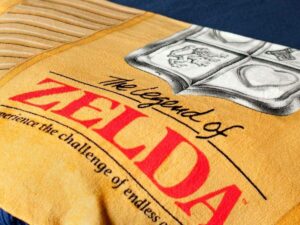Legend of Zelda Gold Cartridge Blanket