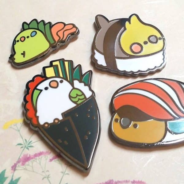 Bird Sushi Pins