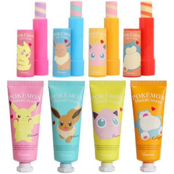 Pokemon Hand Cream and Lip Balm Set