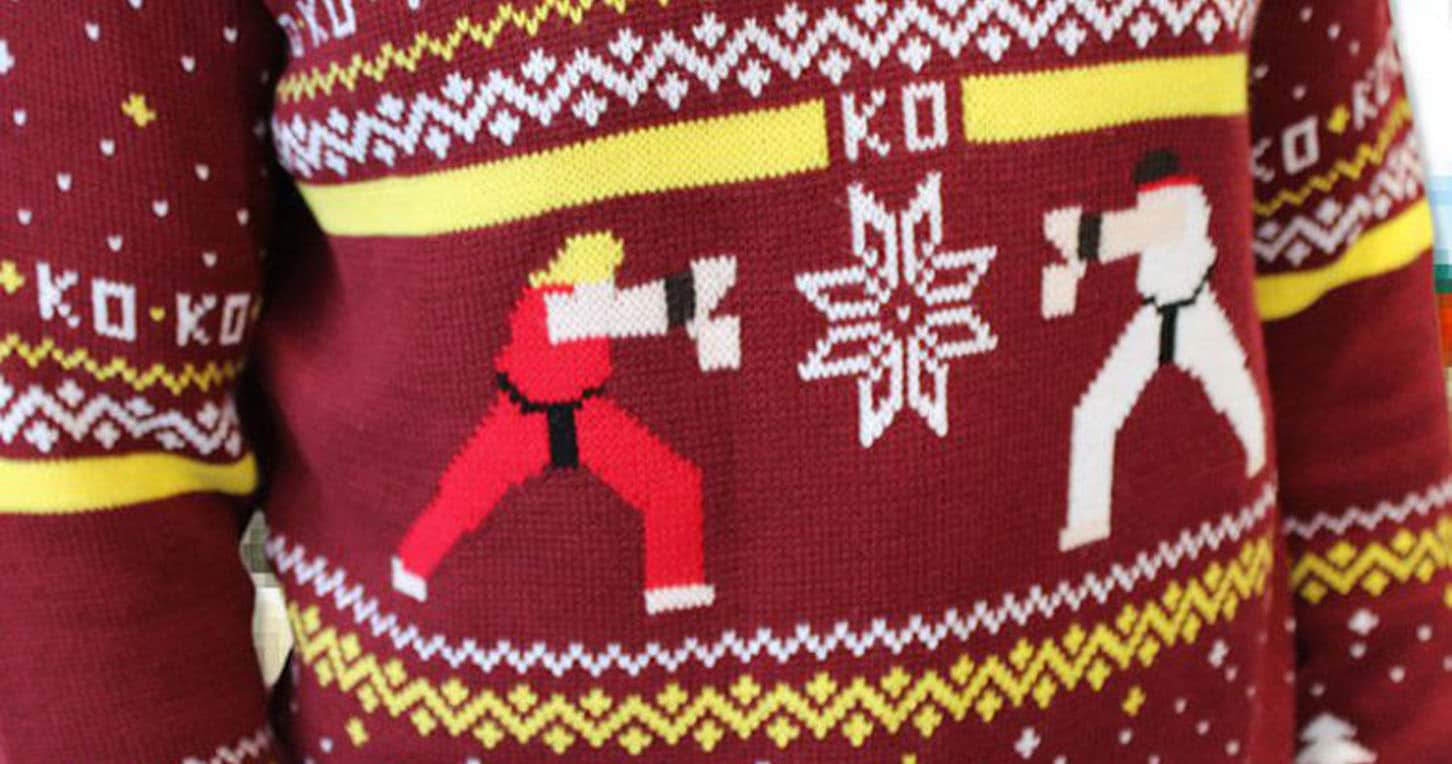 Street Fighter Ugly Christmas Sweater