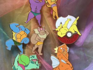 Buff Pokemon Pins