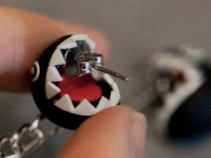 Super Mario Chomp Earrings