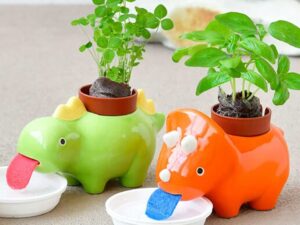 Drinking Dinosaur Planters