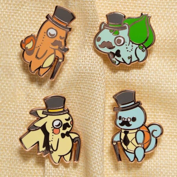 Gentlemon Pins