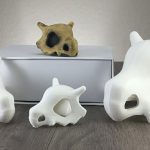 3D Printed Cubone Skulls