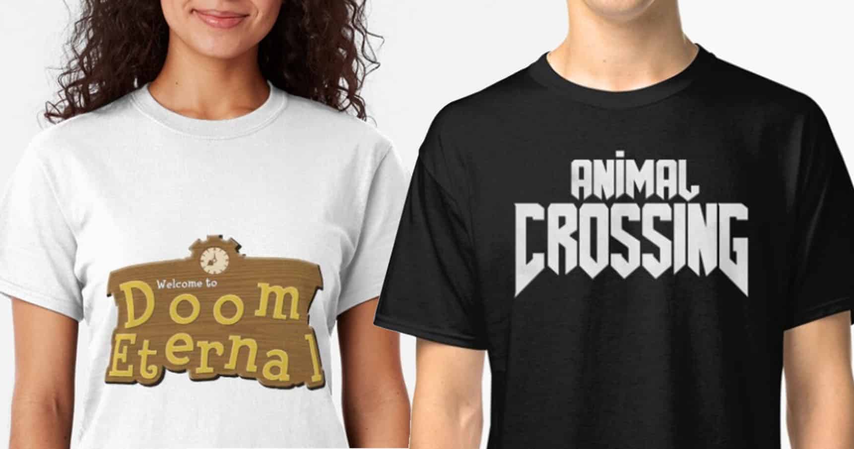 Doom X Animal Crossing T-Shirts
