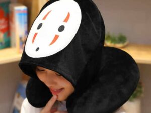 Spirited Away No Face Neck Pillow