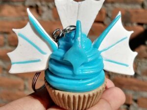 Pokemon Eeveelution Cupcake Keychains