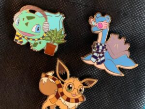 Pokemon X Harry Potter Pins
