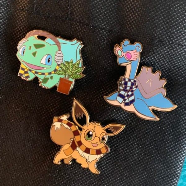 Pokemon X Harry Potter Pins