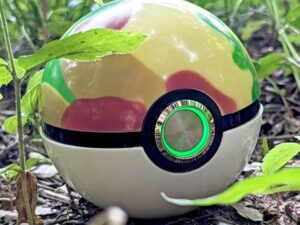 Realistic Light-Up Pokeballs