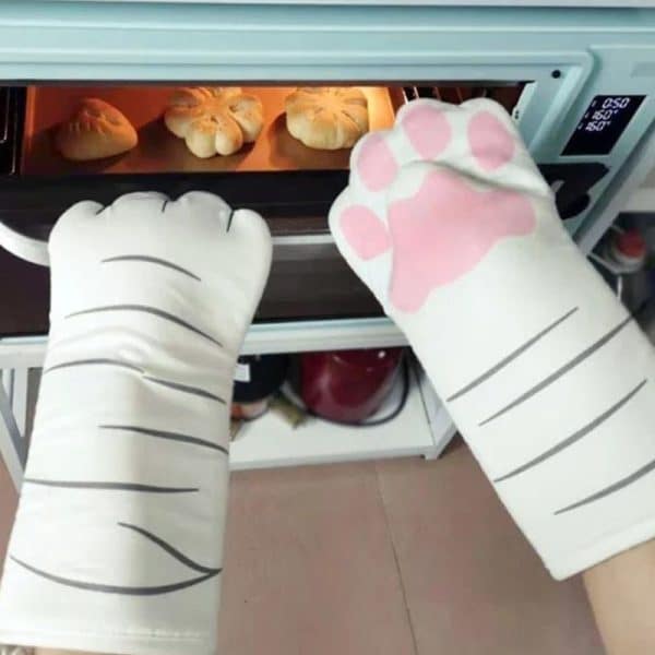 Cat Paw Oven Mitts