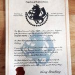 Fullmetal Alchemist State Alchemist Certificate