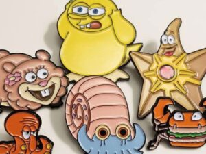 Pokemon X Spongebob Pins
