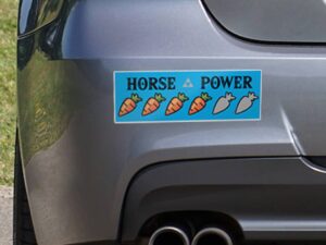 Zelda Horse Power Bumper Sticker