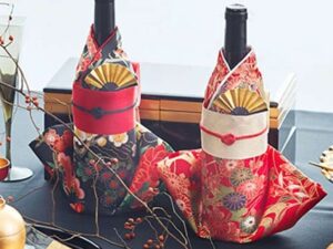 Kimono Wine Bottle Cover