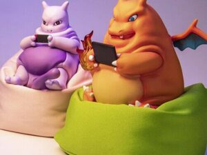 Lazy Pokemon Bean Bag Figures