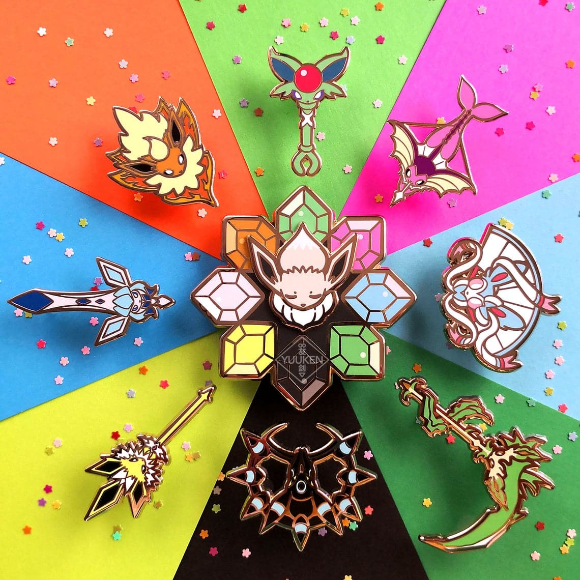 PIN SET: Eeveelutions