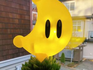 Power Moon Christmas Tree Topper