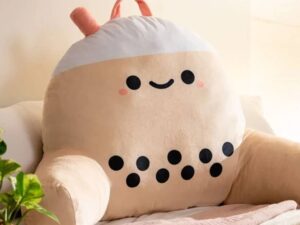 Bubble Tea Vibrating Plush Chair