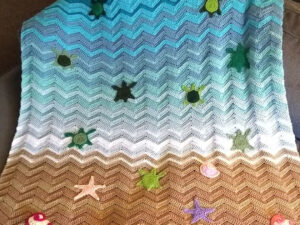 Crochet Sea Turtle Blanket
