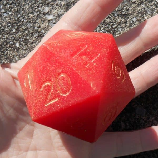 D20 Gamer Dice Soap