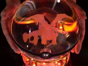 Giant Crystal LED Pokeball