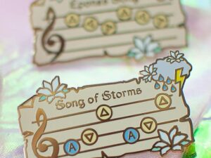 Legend of Zelda Song Pins