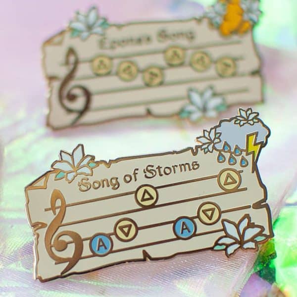 Legend of Zelda Song Pins