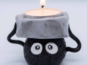 Soot Sprite Candle Holder