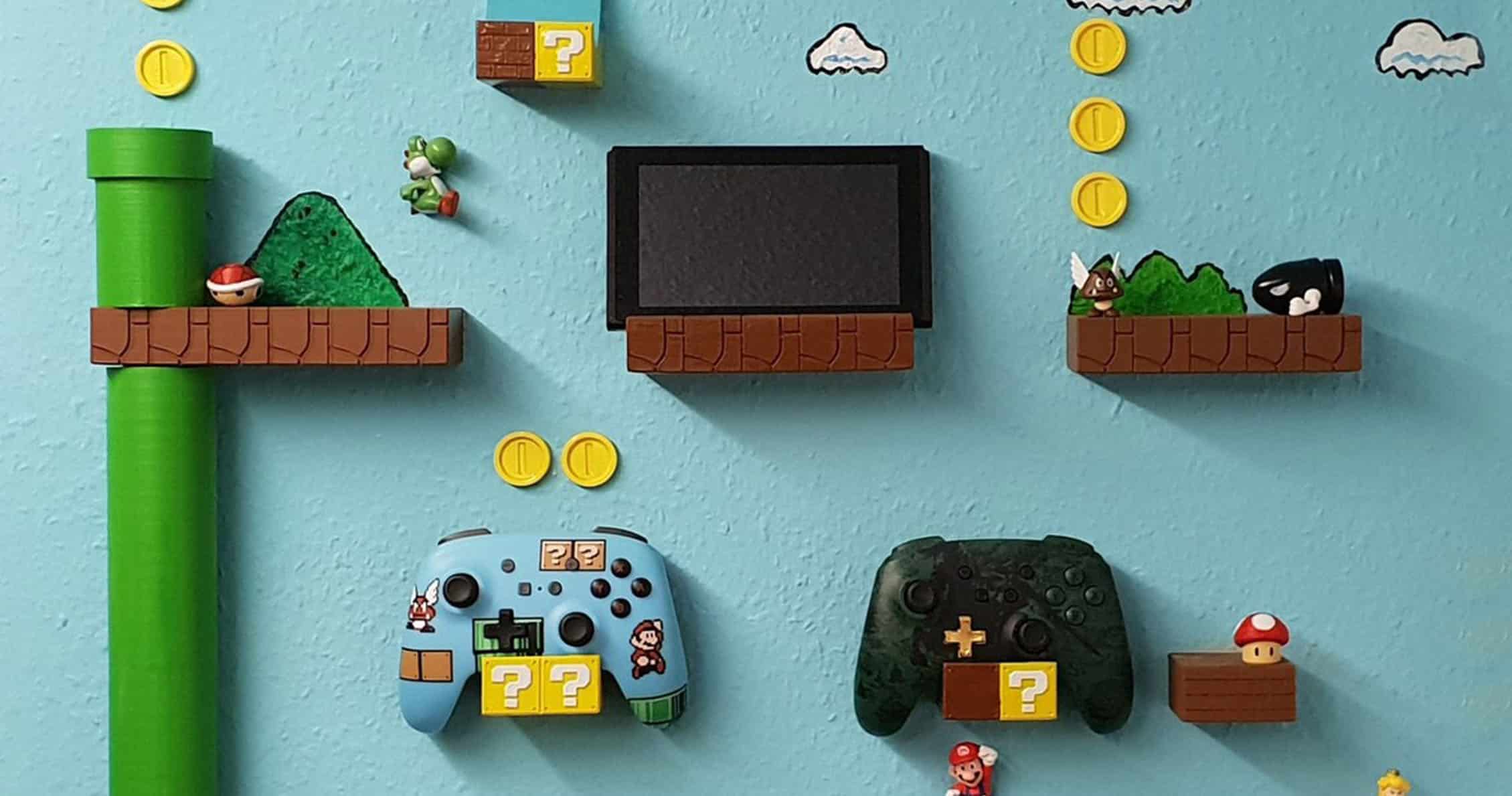 Nintendo Switch Mario Wall Mounts