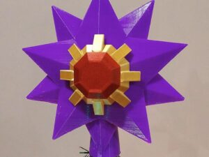 Pokemon Starmie Christmas Tree Topper