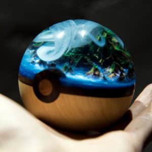 Pokemon Wood & Resin Pokeball